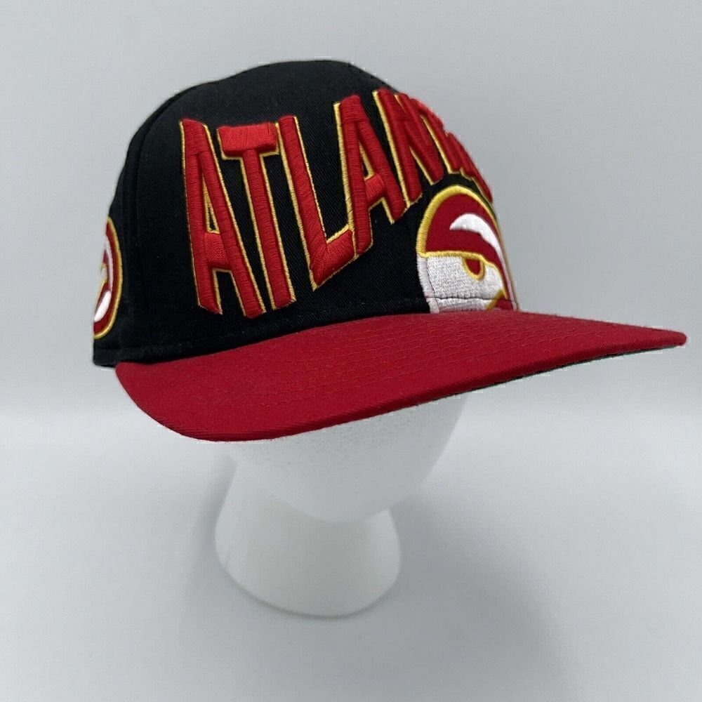 Atlanta Hawks Black New Era “NBA Hardwood Classic Collection” Snap Back Hat